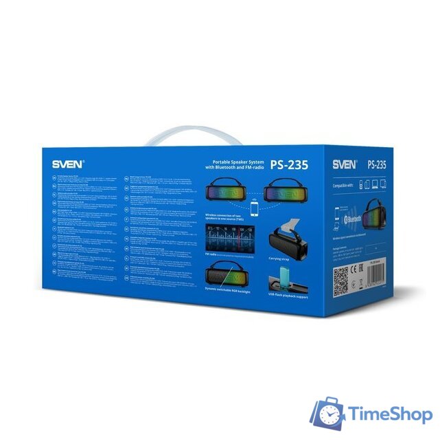 Беспроводная колонка SVEN PS-235 - Изображение №12 — Интернет-магазин Time-Shop