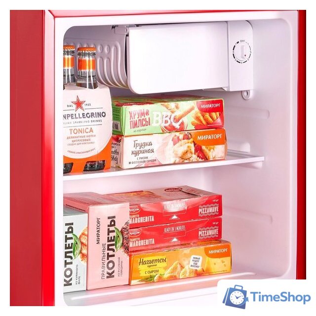 Однокамерный холодильник MAUNFELD MFF50RR - Изображение №8 — Интернет-магазин Time-Shop