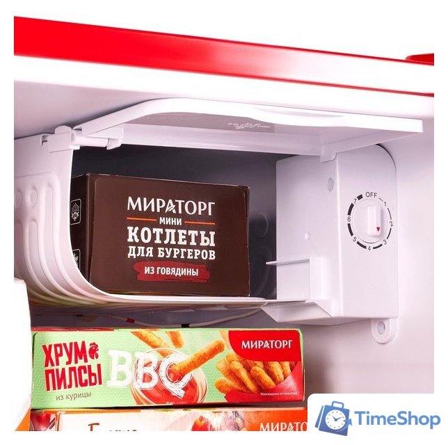 Однокамерный холодильник MAUNFELD MFF50RR - Изображение №10 — Интернет-магазин Time-Shop