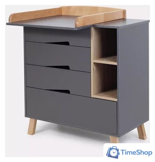 Детский комод Rant Lago Pro 800/4 (moon grey) - Изображение №14 — Интернет-магазин Time-Shop