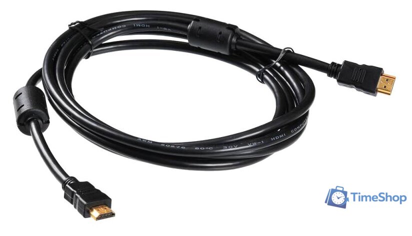 Кабель Buro HDMI-19M/19M-3M-MG - Изображение №1 — Интернет-магазин Time-Shop