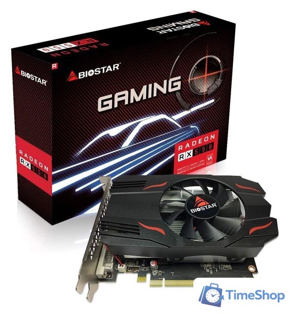 Видеокарта BIOSTAR Radeon RX 550 4GB GDDR5 VA5515RF41 - Изображение №3 — Интернет-магазин Time-Shop