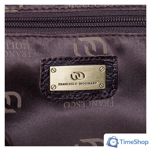 Мужская сумка Francesco Molinary 846-7146-DBW (коричневый) - Изображение №5 — Интернет-магазин Time-Shop