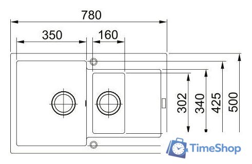 Кухонная мойка Franke Maris MRG 651-78 114.0675.991 (матовый черный) - Изображение №3 — Интернет-магазин Time-Shop
