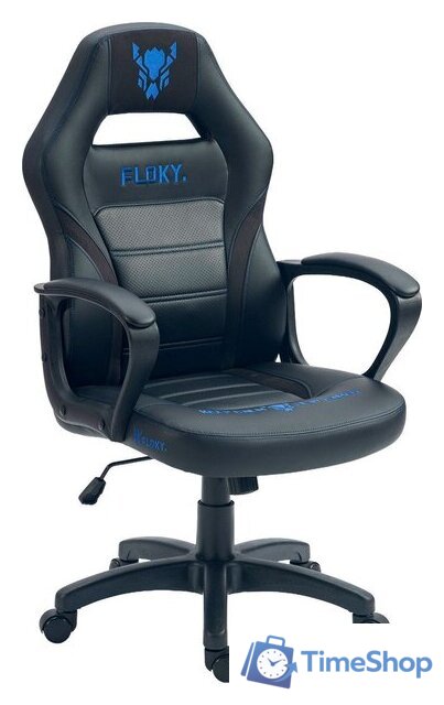 Игровое (геймерское) кресло FLOKY Vibe Suede Black - Изображение №1 — Интернет-магазин Time-Shop