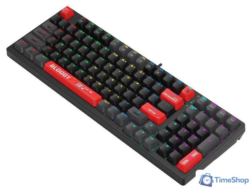 Клавиатура A4Tech Bloody S98 Red (Bloody BLMS Red Plus) - Изображение №11 — Интернет-магазин Time-Shop