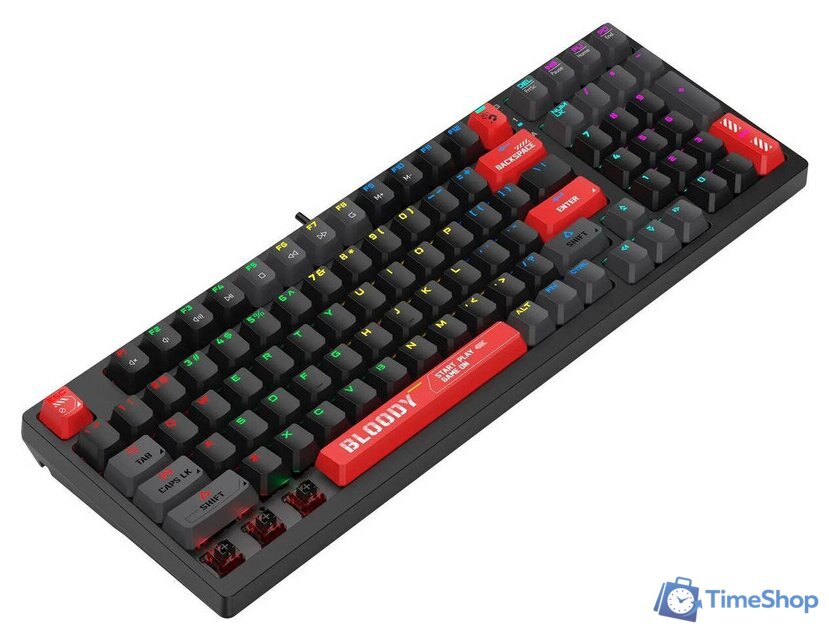 Клавиатура A4Tech Bloody S98 Red (Bloody BLMS Red Plus) - Изображение №15 — Интернет-магазин Time-Shop