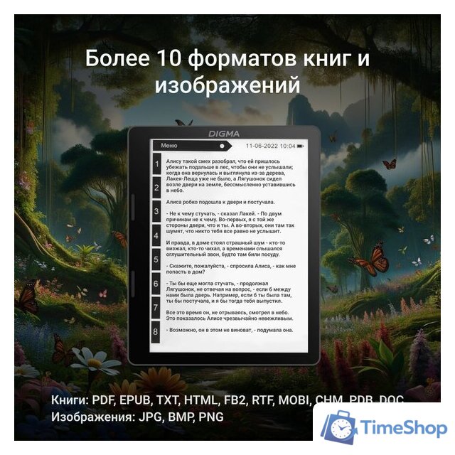Электронная книга Digma F4 - Изображение №7 — Интернет-магазин Time-Shop