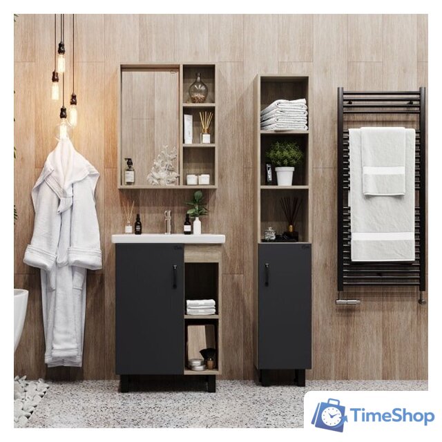  Onika Шкаф-пенал Тимбер 30.01 403067 - Изображение №4 — Интернет-магазин Time-Shop