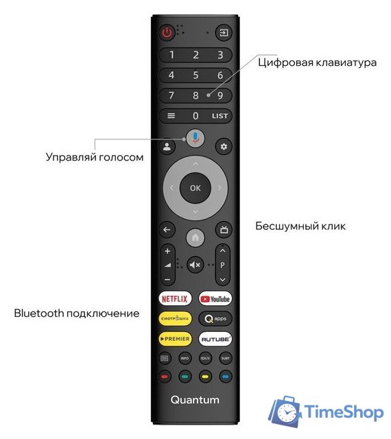 Телевизор Quantum 43F6BQ - Изображение №9 — Интернет-магазин Time-Shop