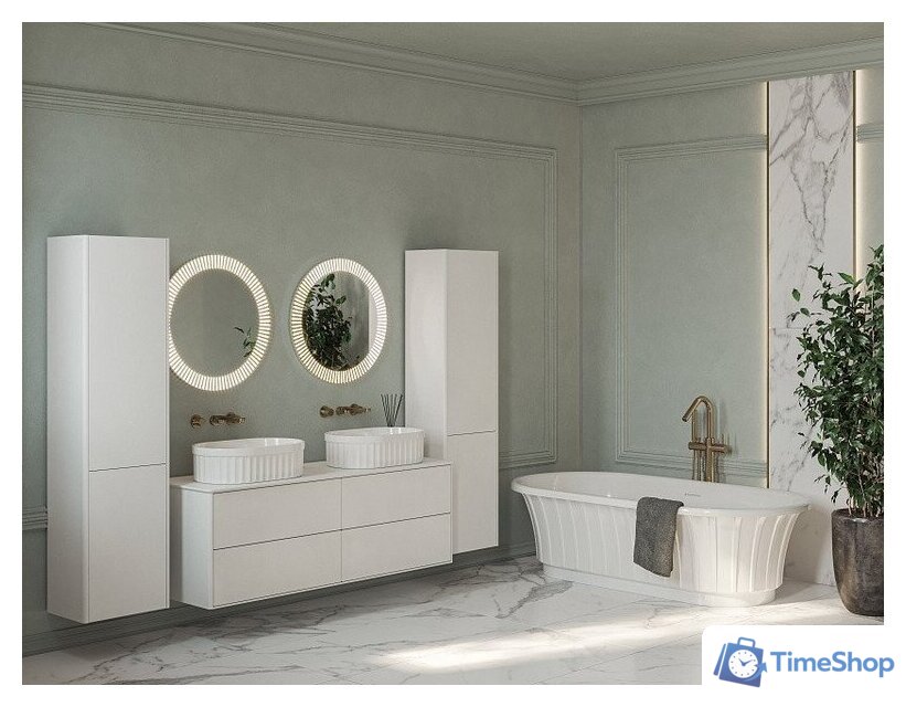  Belux Зеркало Джаз В 65 (1, белый глянцевый) - Изображение №2 — Интернет-магазин Time-Shop