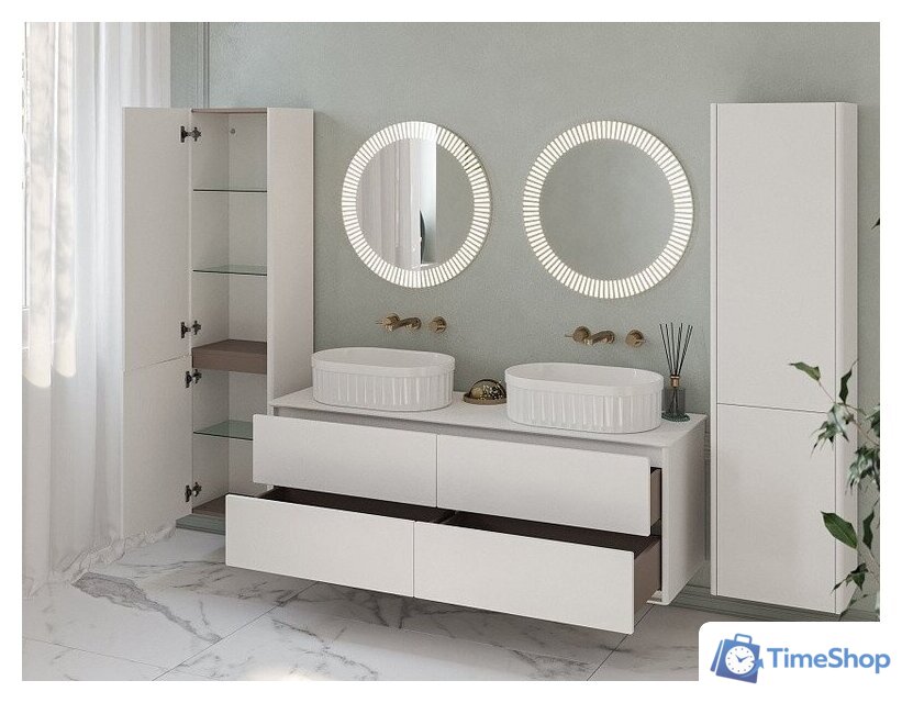  Belux Зеркало Джаз В 65 (1, белый глянцевый) - Изображение №3 — Интернет-магазин Time-Shop