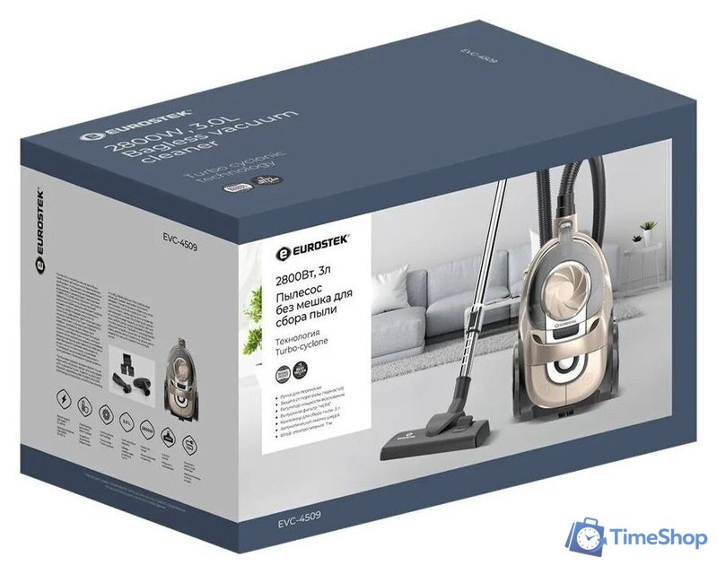 Пылесос Eurostek EVC-4509 - Изображение №11 — Интернет-магазин Time-Shop