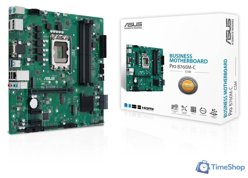 Материнская плата ASUS Pro B760M-C-CSM - Изображение №5 — Интернет-магазин Time-Shop