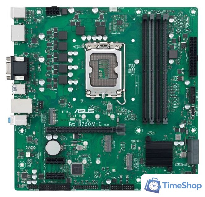 Материнская плата ASUS Pro B760M-C-CSM - Изображение №1 — Интернет-магазин Time-Shop