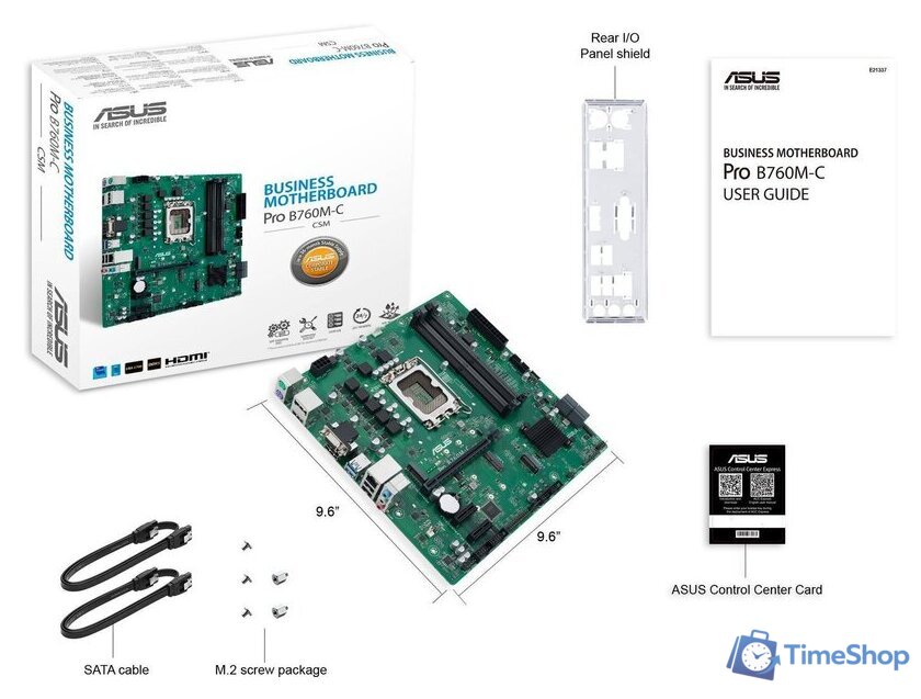 Материнская плата ASUS Pro B760M-C-CSM - Изображение №6 — Интернет-магазин Time-Shop