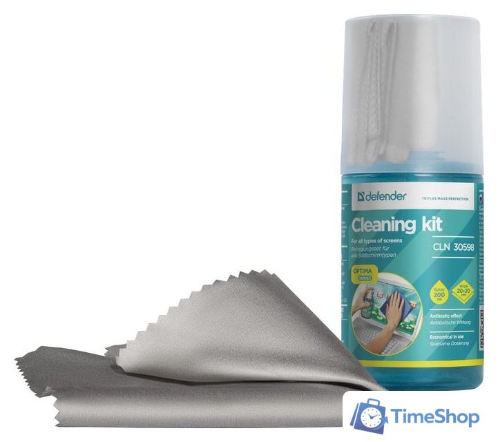 Чистящий набор Defender CLN 30598 Optima (200 мл) - Изображение №2 — Интернет-магазин Time-Shop