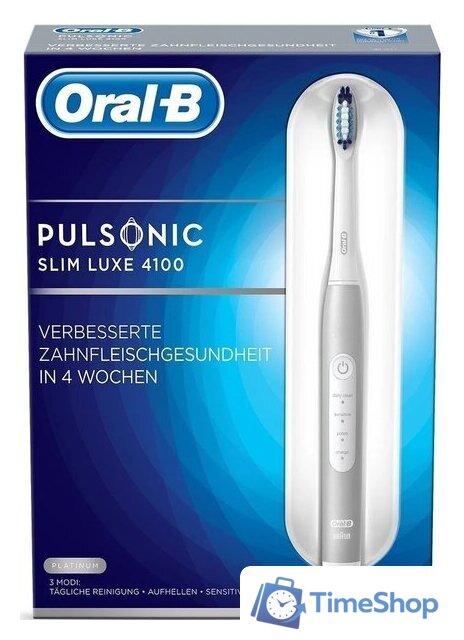 Электрическая зубная щетка Oral-B Pulsonic Slim Luxe 4100 - Изображение №2 — Интернет-магазин Time-Shop