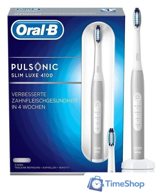 Электрическая зубная щетка Oral-B Pulsonic Slim Luxe 4100 - Изображение №1 — Интернет-магазин Time-Shop