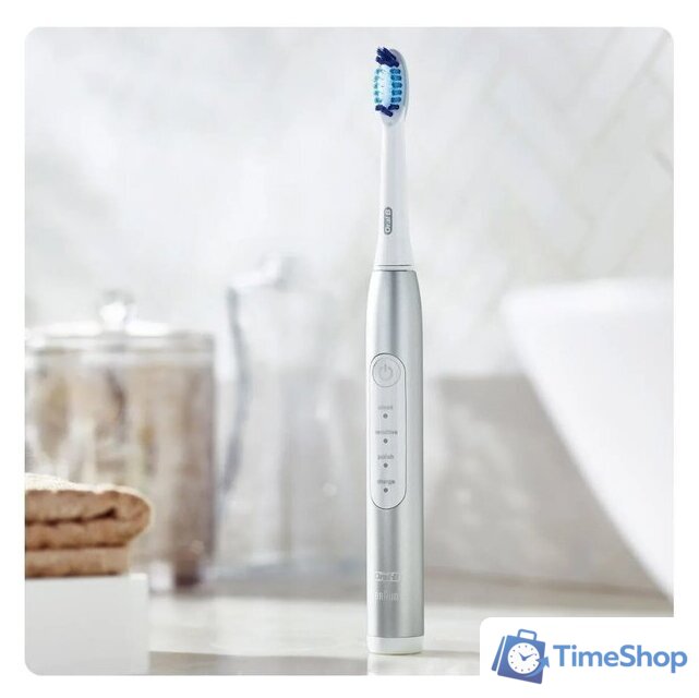 Электрическая зубная щетка Oral-B Pulsonic Slim Luxe 4100 - Изображение №8 — Интернет-магазин Time-Shop