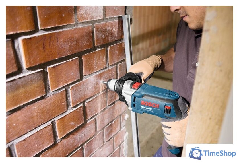 Ударная дрель Bosch GSB 16 RE Professional (060114E500) - Изображение №9 — Интернет-магазин Time-Shop