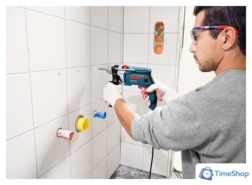 Ударная дрель Bosch GSB 16 RE Professional (060114E500) - Изображение №10 — Интернет-магазин Time-Shop