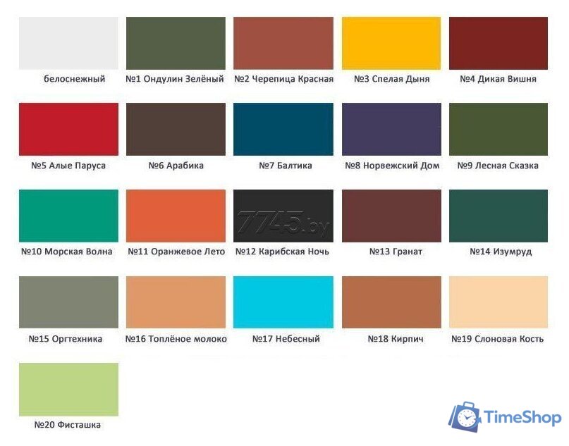 Краска Super Decor Резиновая 12 кг (№17 Небесный) - Изображение №2 — Интернет-магазин Time-Shop