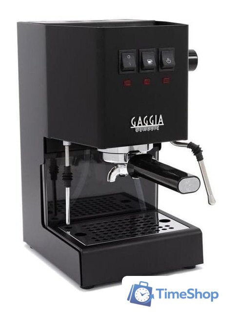 Рожковая кофеварка Gaggia Classic Evo Black 9481/14 - Изображение №5 — Интернет-магазин Time-Shop