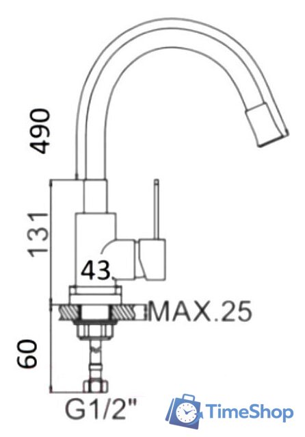Кухонная мойка БелЭворс Rondo L + смеситель W74004-2 + дозатор L405F (черный) - Изображение №8 — Интернет-магазин Time-Shop