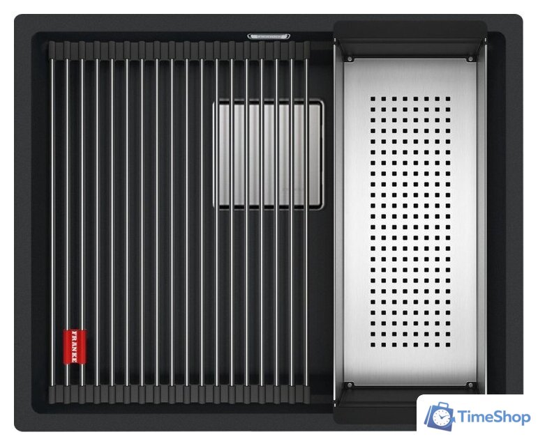 Кухонная мойка Franke Kanon KNG 110-52 125.0633.002 (матовый черный) - Изображение №1 — Интернет-магазин Time-Shop