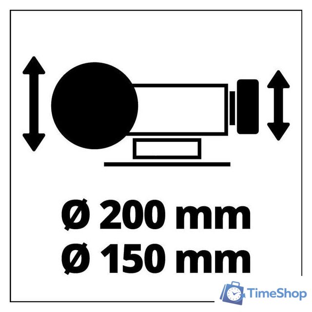 Заточный станок Einhell TC-WD 200/150 - Изображение №10 — Интернет-магазин Time-Shop