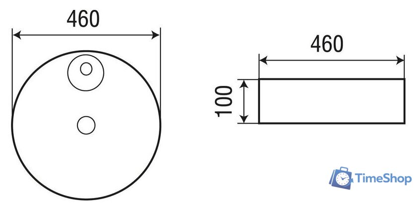 Умывальник WeltWasser Elbach 3204 - Изображение №4 — Интернет-магазин Time-Shop