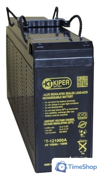 Аккумулятор для ИБП Kiper FT-121000А (12В/100 А·ч) - Изображение №1 — Интернет-магазин Time-Shop