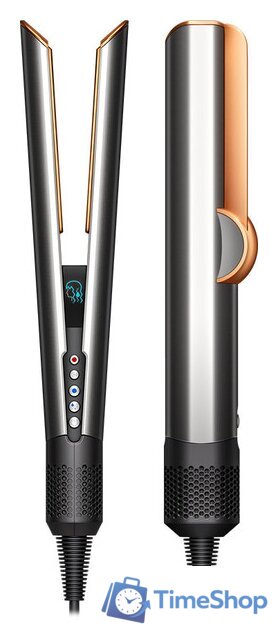 Выпрямитель Dyson Airstrait (с переходником на евровилку, никель/медный) - Изображение №1 — Интернет-магазин Time-Shop