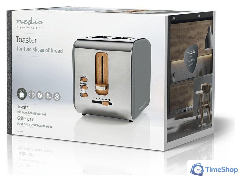 Тостер Nedis KABT510EGY - Изображение №8 — Интернет-магазин Time-Shop