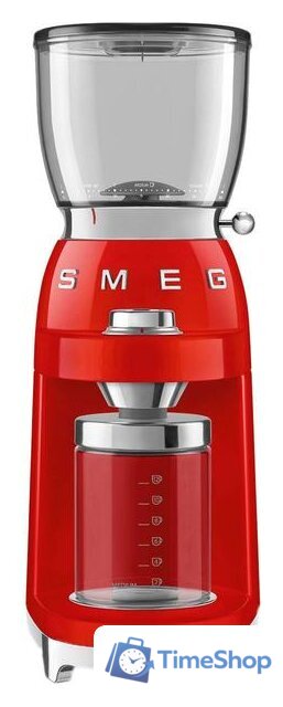 Электрическая кофемолка Smeg CGF01RDEU (красный) - Изображение №1 — Интернет-магазин Time-Shop