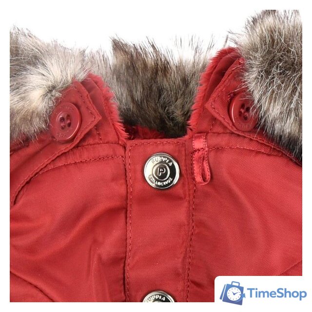 Куртка для животных Puppia Brock с капюшоном PAUD-JM1851-RD-L (красный) - Изображение №3 — Интернет-магазин Time-Shop
