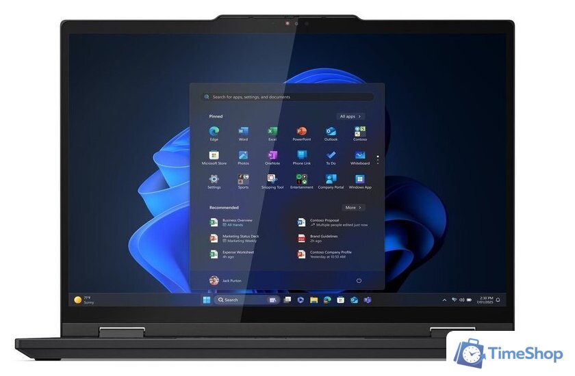 Ноутбук 2-в-1 Lenovo ThinkPad T14s 2-in-1 Gen 1 21R3000WUS - Изображение №3 — Интернет-магазин Time-Shop