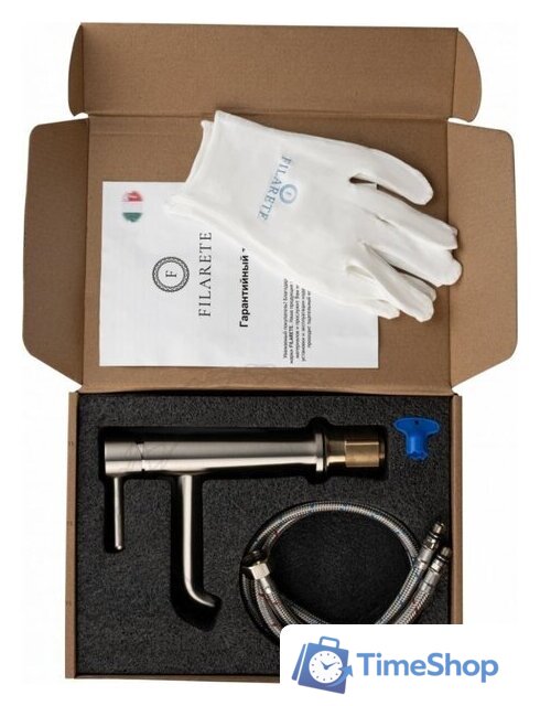 Смеситель Filarete Roun FL5020 (никель) - Изображение №6 — Интернет-магазин Time-Shop