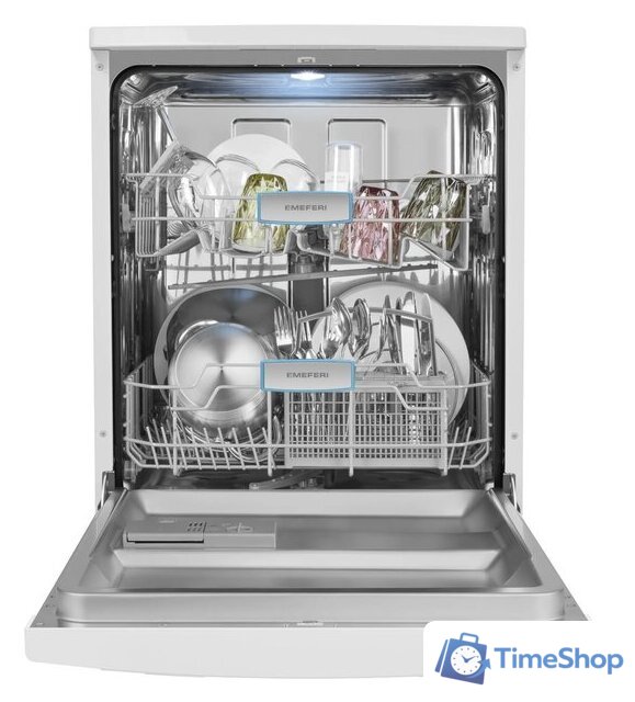Отдельностоящая посудомоечная машина Meferi MDW6062WH FS Light - Изображение №2 — Интернет-магазин Time-Shop