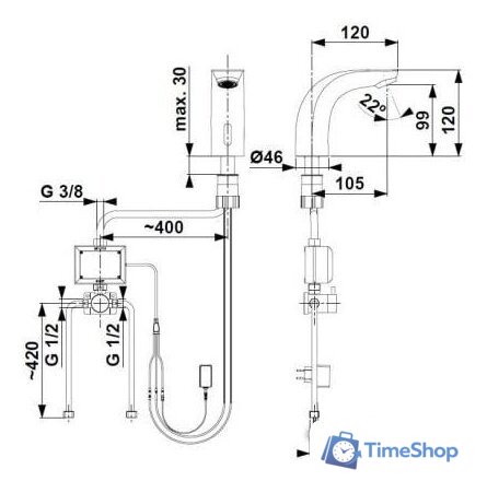 Смеситель Armatura Samba New 592-310-00 - Изображение №2 — Интернет-магазин Time-Shop