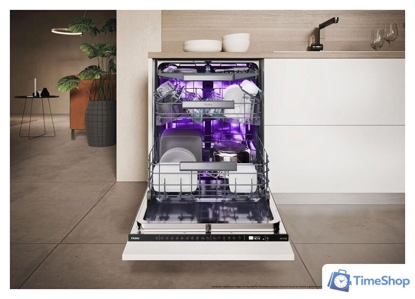 Встраиваемая посудомоечная машина Haier I Pro Shine XS 4A4M4BB - Изображение №10 — Интернет-магазин Time-Shop