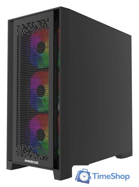 Корпус Powercase ByteFlow Pro CP ARGB CH9CLPB-A4 - Изображение №2 — Интернет-магазин Time-Shop