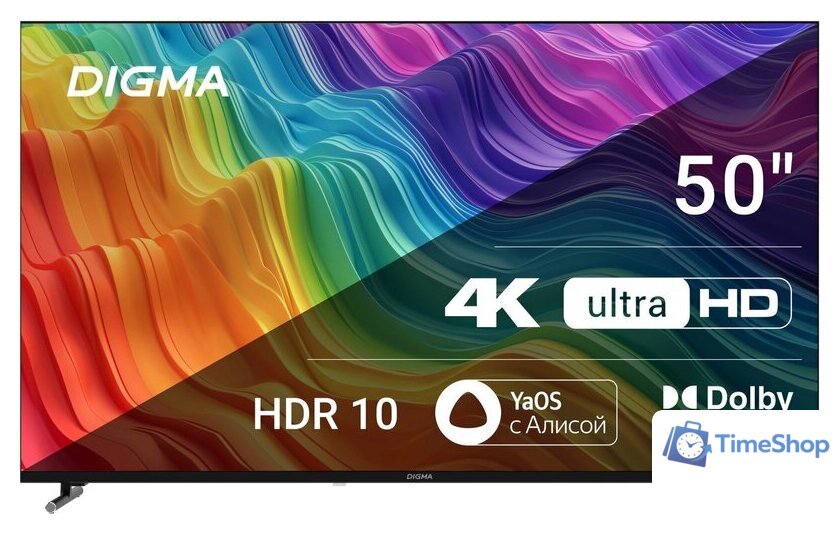 Телевизор Digma DM-LED50UBB33 - Изображение №1 — Интернет-магазин Time-Shop