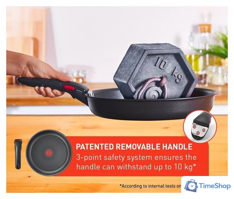 Набор сковород Tefal Ingenio Emotion L897S474 - Изображение №5 — Интернет-магазин Time-Shop
