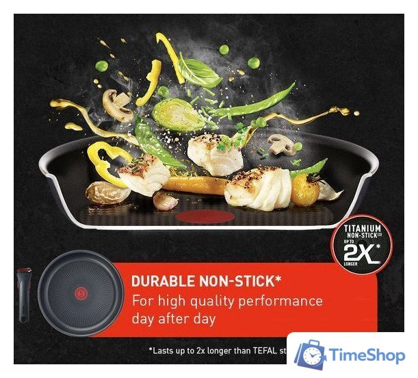 Набор сковород Tefal Ingenio Emotion L897S474 - Изображение №7 — Интернет-магазин Time-Shop
