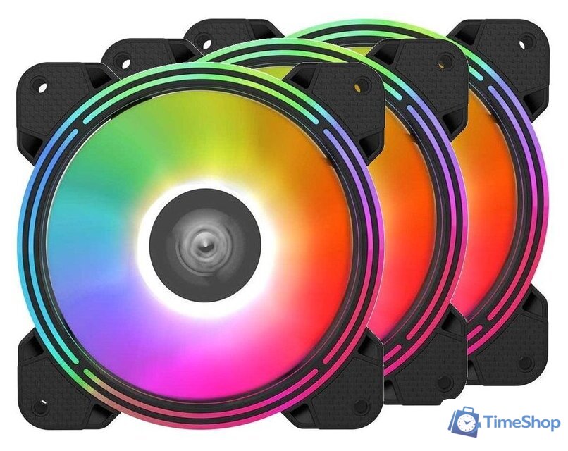 Комплект вентиляторов для корпуса ALSEYE Halo 4.0-B kit - Изображение №1 — Интернет-магазин Time-Shop