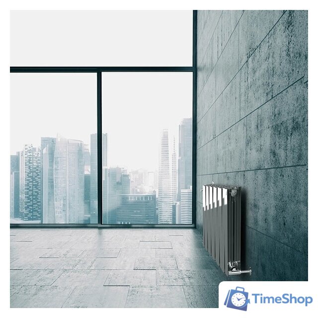 Биметаллический радиатор Royal Thermo PianoForte 500 Silver Satin (5 секций) - Изображение №3 — Интернет-магазин Time-Shop