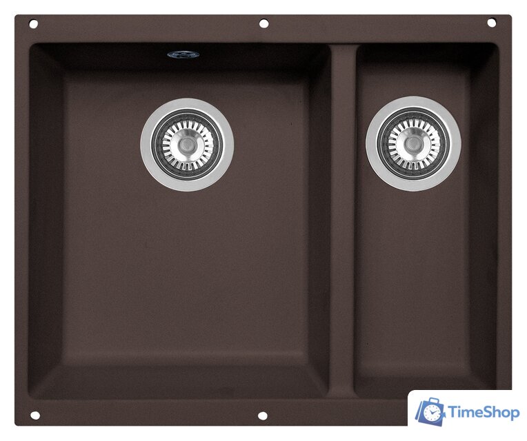 Кухонная мойка Zigmund & Shtain Integra 500.2 (швейцарский шоколад) - Изображение №1 — Интернет-магазин Time-Shop