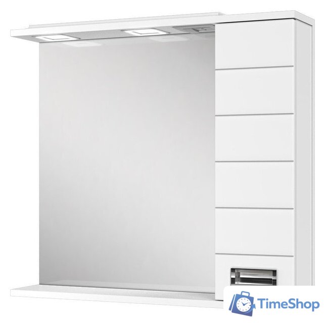  Домино Шкаф с зеркалом Cube 65 (правый) - Изображение №1 — Интернет-магазин Time-Shop